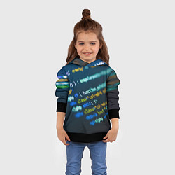 Толстовка-худи детская Programming Collection, цвет: 3D-черный — фото 2