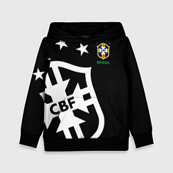 Толстовка-худи детская Brazil Team: Exclusive, цвет: 3D-черный