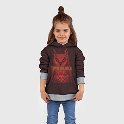 Толстовка-худи детская Twin Peaks: Red Owl, цвет: 3D-меланж — фото 2