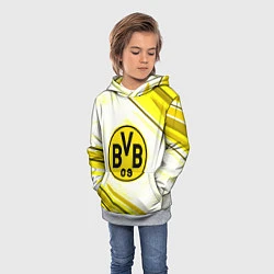 Толстовка-худи детская Borussia, цвет: 3D-меланж — фото 2