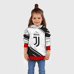 Толстовка-худи детская Juventus, цвет: 3D-красный — фото 2