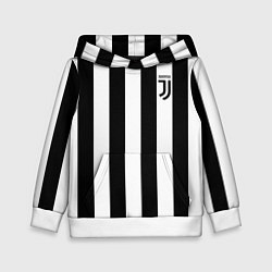 Толстовка-худи детская FC Juventus, цвет: 3D-белый