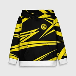 Толстовка-худи детская FC Borussia: BVB Sport, цвет: 3D-белый