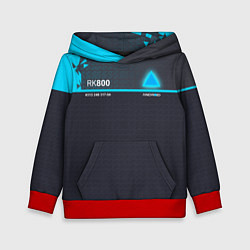 Толстовка-худи детская Detroit: RK800, цвет: 3D-красный
