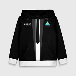 Толстовка-худи детская RK800 Android Black, цвет: 3D-белый