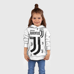 Толстовка-худи детская Exclusive form Ronaldo, цвет: 3D-белый — фото 2