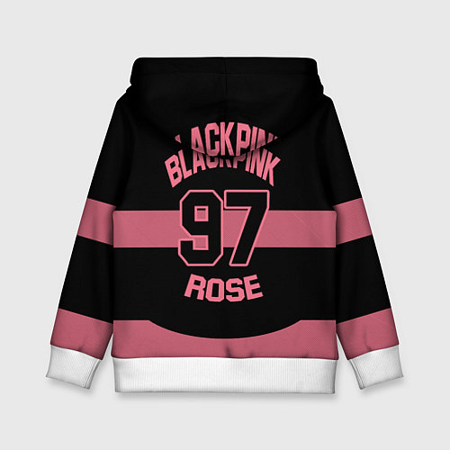 Детская толстовка Black Pink: Rose 97 / 3D-Белый – фото 2