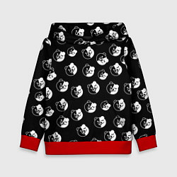 Толстовка-худи детская MONOKUMA, цвет: 3D-красный