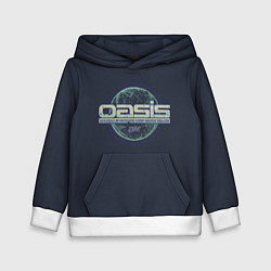 Толстовка-худи детская O.A.S.I.S, цвет: 3D-белый