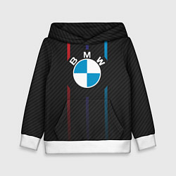 Толстовка-худи детская BMW: Three Lines, цвет: 3D-белый