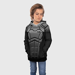 Толстовка-худи детская Soldier N7, цвет: 3D-черный — фото 2