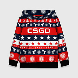 Толстовка-худи детская CS:GO New Year, цвет: 3D-черный