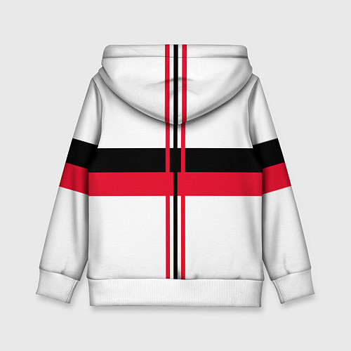 Детская толстовка AC Milan: White Form / 3D-Белый – фото 2