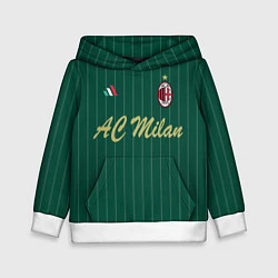Толстовка-худи детская AC Milan: Green Form, цвет: 3D-белый