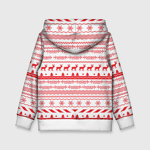 Детская толстовка Horizon Zero Dawn: New Year / 3D-Белый – фото 2