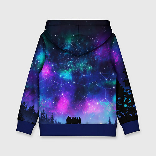 Детская толстовка No Man's Sky: Space Vision / 3D-Синий – фото 2