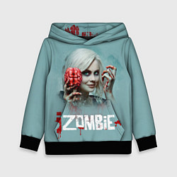 Толстовка-худи детская I Zombie, цвет: 3D-черный