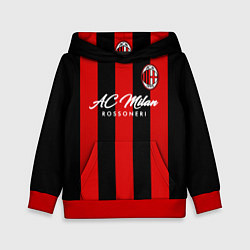 Толстовка-худи детская AC Milan, цвет: 3D-красный
