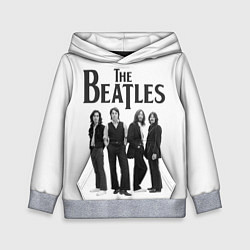 Толстовка-худи детская The Beatles: White Side, цвет: 3D-меланж