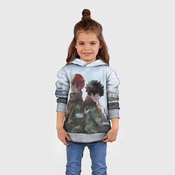 Толстовка-худи детская Моя Геройская Академия, цвет: 3D-меланж — фото 2