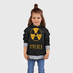 Толстовка-худи детская STALKER: Radioactive, цвет: 3D-меланж — фото 2