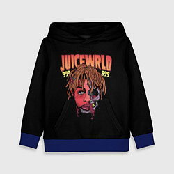 Толстовка-худи детская Juice WRLD, цвет: 3D-синий