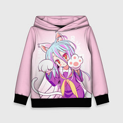 Толстовка-худи детская No Game No Life, цвет: 3D-черный