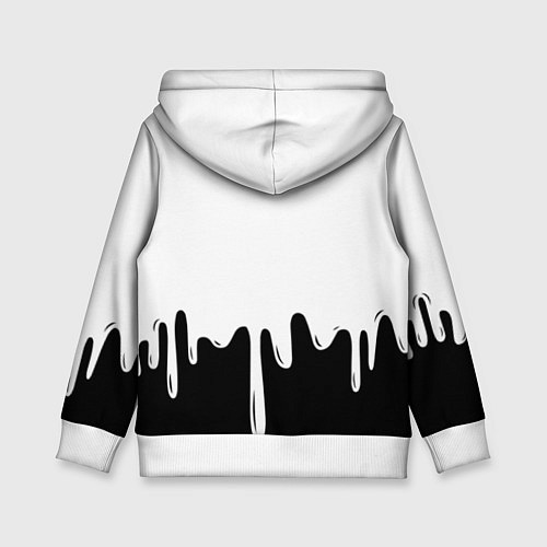 Детская толстовка MELLO BLACK x WHITE / 3D-Белый – фото 2