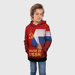 Толстовка-худи детская MADE IN USSR, цвет: 3D-черный — фото 2