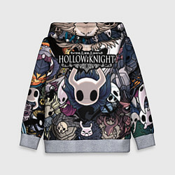 Толстовка-худи детская Hollow Knight, цвет: 3D-меланж