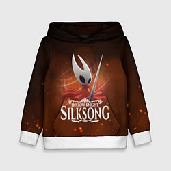 Толстовка-худи детская Hollow Knight: Silksong, цвет: 3D-белый