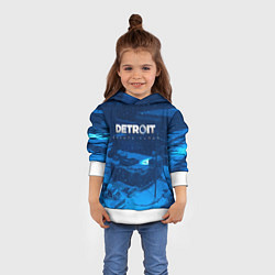 Толстовка-худи детская Detroit: Become Human, цвет: 3D-белый — фото 2