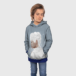 Толстовка-худи детская Stray Kids, цвет: 3D-синий — фото 2