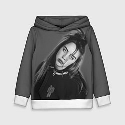 Толстовка-худи детская BILLIE EILISH, цвет: 3D-белый