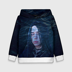 Толстовка-худи детская Billie Eilish: Ocean Eyes, цвет: 3D-белый