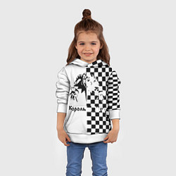Толстовка-худи детская Король и Шут, цвет: 3D-белый — фото 2