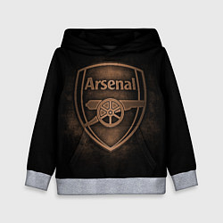 Толстовка-худи детская Arsenal, цвет: 3D-меланж