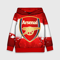 Толстовка-худи детская Arsenal, цвет: 3D-красный