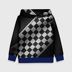 Детская толстовка Финишная лента в клетку