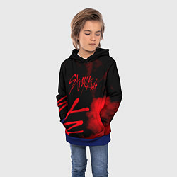 Толстовка-худи детская Stray Kids, цвет: 3D-синий — фото 2