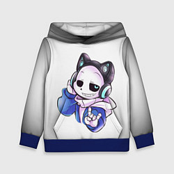 Толстовка-худи детская UNDERTALE, цвет: 3D-синий