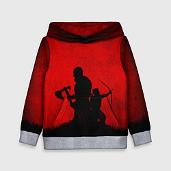 Толстовка-худи детская God of War, цвет: 3D-меланж