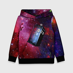 Толстовка-худи детская Doctor Who, цвет: 3D-черный
