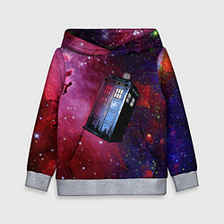 Толстовка-худи детская Doctor Who, цвет: 3D-меланж