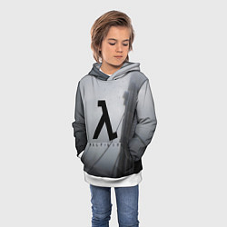 Толстовка-худи детская Half Life, цвет: 3D-белый — фото 2
