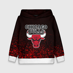 Толстовка-худи детская CHICAGO BULLS, цвет: 3D-белый