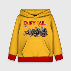 Толстовка-худи детская Fairy Tail, цвет: 3D-красный