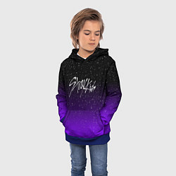 Толстовка-худи детская STRAY KIDS, цвет: 3D-синий — фото 2