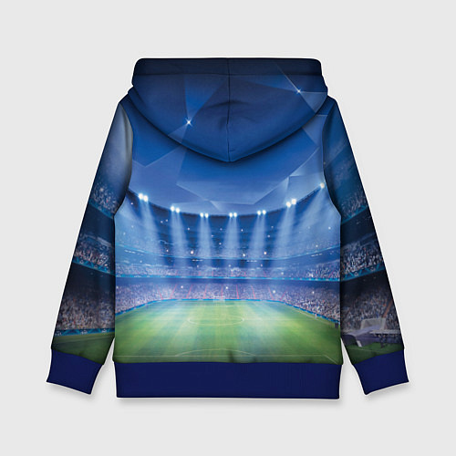 Детская толстовка FC Barcelona / 3D-Синий – фото 2