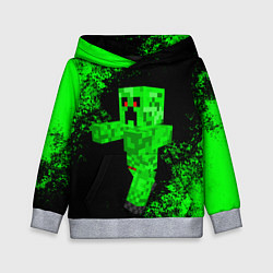 Толстовка-худи детская MINECRAFT, цвет: 3D-меланж